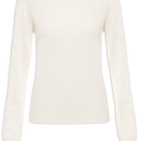 Suéter Feminino Puro Cashmere - Off White