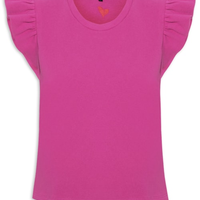 Blusa Feminina Heart Babados - Rosa