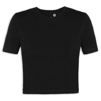 Blusa Feminina Cropped Todo Dia - Preto