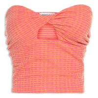 Top Cropped Busto Torcido - Rosa
