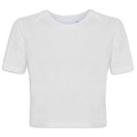Blusa Feminina Cropped Todo Dia - Branco