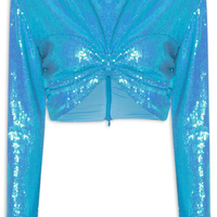 Top Cropped Ellis - Azul