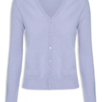 Cardigan Feminino Puro Cashmere - Lilás