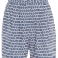 Short Poás Maquinetado - Azul