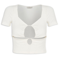 BLUSA CANELADA FRENTE FRANZIDA