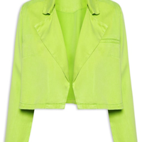 Blazer Feminino Cropped - Verde
