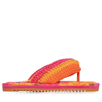 Sandália Puff Flatform - Laranja