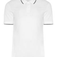 Polo Masculina Manga Curta - Branco
