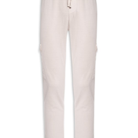 Calça Masculina Moletom Cargo - Bege