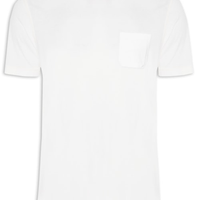 Camiseta Masculina Gaivota Aquarela - Branco