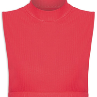 Top Aro Golinha Rib - Vermelho