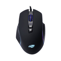 Mouse Gamer C3Tech Commander 7 Botões C/ Fio 6400 DPI RGB Preto - MG-330BK