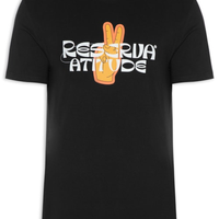 Camiseta Masculina Estampada Atitude - Preto