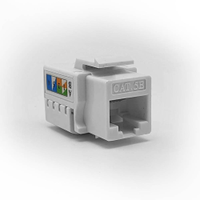 Conector Fêmea/Keystone Plus Cable LA-K51 RJ45 CAT5E 90 Graus