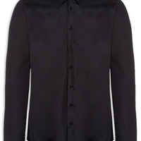 Camisa Social Masculina Austin Slim Fit Algodão Pima- Preto