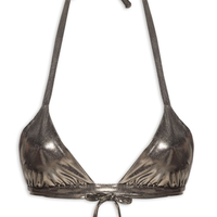 Top Franzido Liquid Metal - Dourado