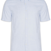 Camisa Masculina Manga Curta Buzios New - Azul