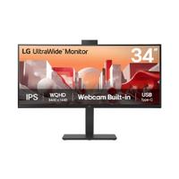 Monitor Curvo LG 34" QHD 60Hz IPS 5ms HDMI DP USB-C - 34BA85QE-B