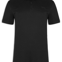 Polo Masculina Interlock Liquid Touch - Preto