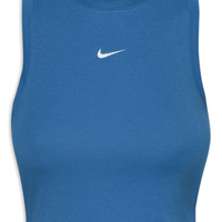 Camiseta Feminina Sem Manga Essential - Azul