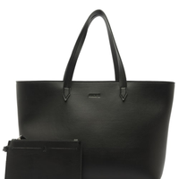 Bolsa Shopping Preta Pouch Grande - Preto