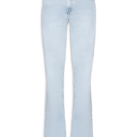 Calça Feminina Jeans Iris Barra Desfiada - Azul