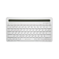 Teclado C3Tech K-BT100WH Wireless Bluetooth Multi-Devide Branco