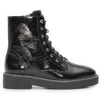 Bota Feminina Coturno Bel Knit - Preto