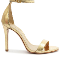 Sandália Feminina Gisele Crinkle - Dourado
