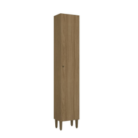 Paneleiro 1 Porta THB Mag, Naturale e Cacau, 40 cm