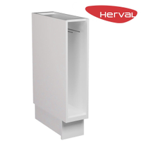 Balcão Toalheiro Herval Liz, Branco 18,5 cm