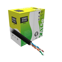 Cabo de Rede Furukawa Soho Plus U/UTP CAT.5E 24AWG CMX 305m - Preto