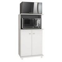 Balcão para Forno 2 Portas Tecno Mobili, Branco 61 cm