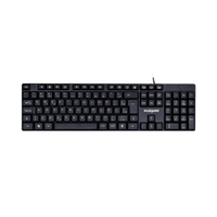 Teclado Membrana Maxprint Office Easy c/Fio ABNT2 Preto