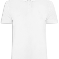 Polo Masculina Piquet Básica Rio - Branco