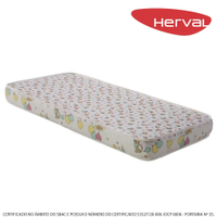 Colchão Infantil para Berço Herval Children, Espuma D18, 70 x 150 cm