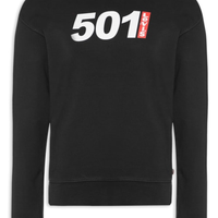 Blusa Masculina De Moletom Relaxd Graphic Crew - Preto