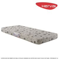 Colchão Solteiro Herval Espuma D26 Bordado Sueño, 14x88x188 cm
