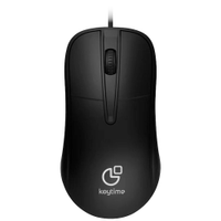 Mouse Keytime Office Essential 3 Botões 1200DPI C/Cabo Preto