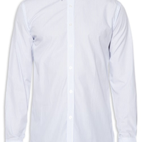 Camisa Masculina Listra Regular Fit Algodão Pima - Azul