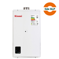 Aquecedor de Água Gás GLP Rinnai E27FEH, 27 Litros, Exaustão Forçada
