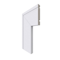 Guarnição Poliestireno Santa Luzia Branco, 10 cm - 457