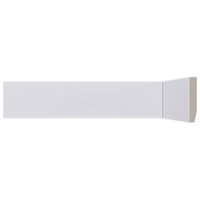 Rodapé de Poliestireno Santa Luzia 21653 Branco, 5 x 240 x 0,8 cm