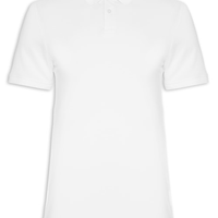 Polo Masculina Pima Piquet - Branco