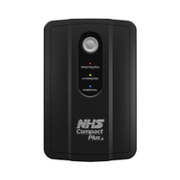 Nobreak NHS Compact Plus 4 Senoidal 1400VA ENT.BI S.120V Bat.2x9Ah 8 Tomadas - 91.B1.A01402