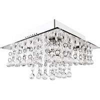 Lustre Plafon 30 cm Shammaluz Reluz para 4 Lâmpadas, Acrílico Cristal