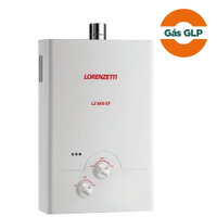 Aquecedor de Água Gás GLP Lorenzetti LZ800EF, 8 Litros, Exaustão Forçada