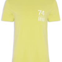 Camiseta Masculina Brasão Cup - Amarelo