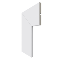 Guarnição Poliestireno Santa Luzia Branco, 10 cm - 454