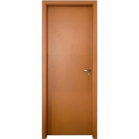 Kit Porta de MDF Pinhal M15/20 Interna, Abertura à Esquerda 213x65 cm, Curupixa